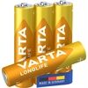 Varta Batterie Longlife AAA/LR03 4 ST gelb