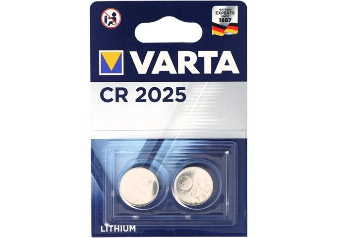 Varta Knopfzelle CR2025 Electronics 2er