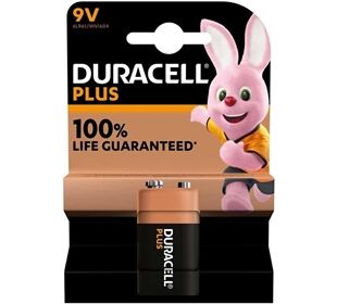 Duracell Batterie 9V/6LR61 9V Plus-ExtraLife