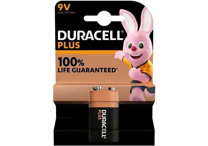 Duracell Batterie 9V/6LR61 9V Plus-ExtraLife