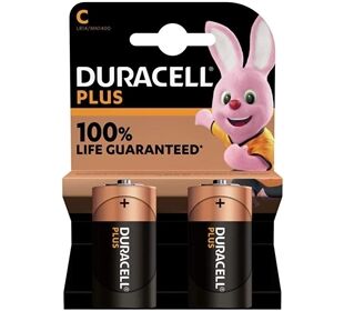 Duracell Batterie C/LR14 2ST Plus-ExtraLife