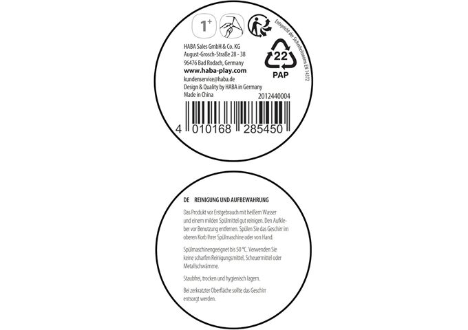 Haba Schüssel, Prinzessin & Pferd 1