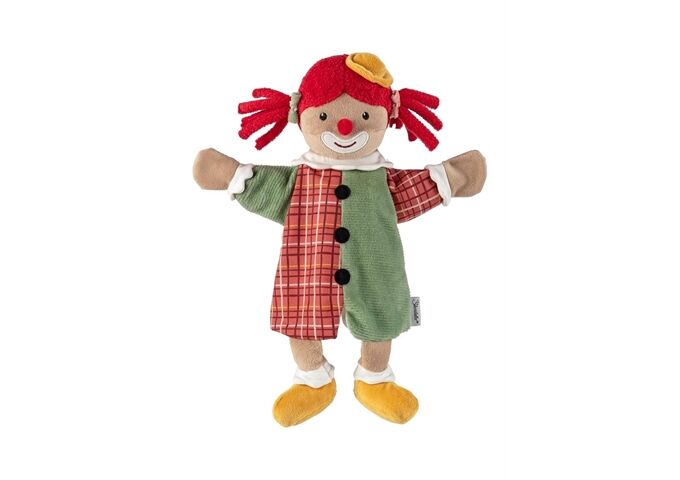 Sterntaler Handpuppe Clown bunt