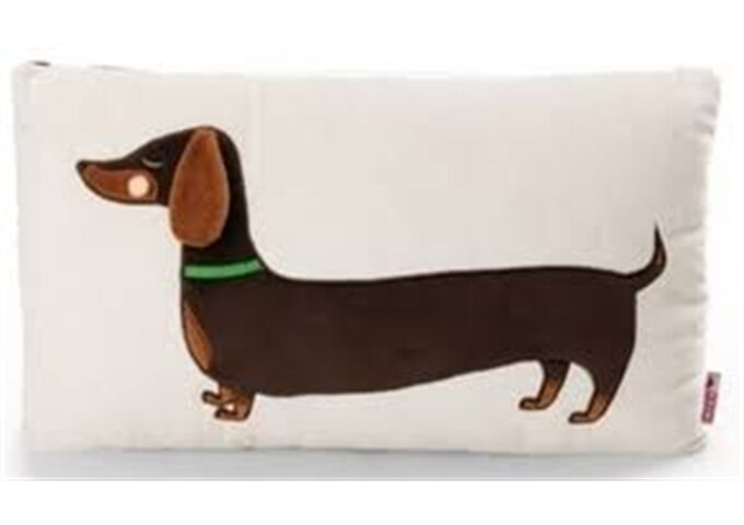 Nici Kissen Dackel 43x25cm