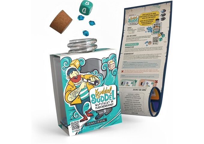 Denkriesen Kuddel Buddel - Wortsalat im Flaschenformat