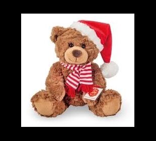 Teddy-Hermann Braunbär Howard mit Weihnachtsoutfit 34cm