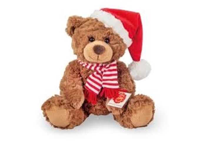 Teddy-Hermann Braunbär Howard mit Weihnachtsoutfit 34cm