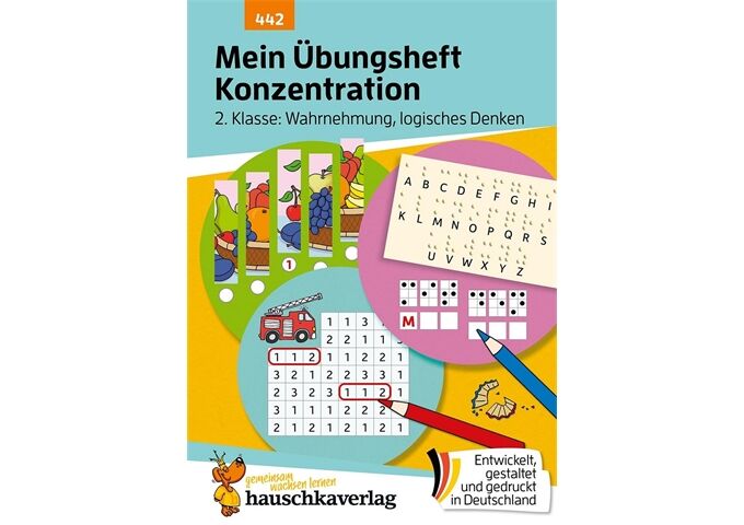 Hauschka Verlag Mein Übungsheft Konzentration 2. Klasse