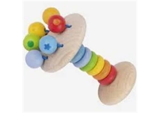 Goki Greiflinge Elastik Stielrassel Regenbogen