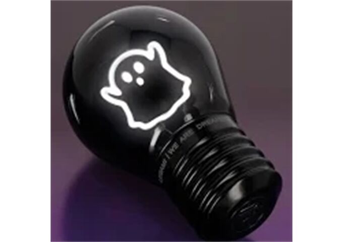 Legami Tischlampe in Glühbirnendesign Geist