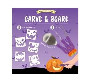 Legami Halloween Pumkin-Carving Kit-Carve & Scare