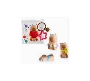 TRENDHAUS Schlüsselanhänger Squishy Capybara sort.