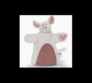 Nici Schmusetuch Handpuppe Maus 2in1 26x25cm