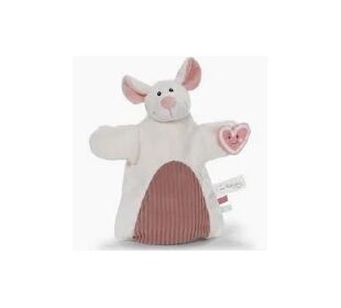 Nici Schmusetuch Handpuppe Maus 2in1 26x25cm