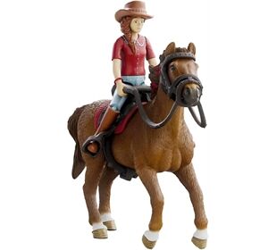Schleich HORSE CLUB Hannah & Cayenne