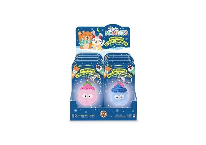 TRENDHAUS Weihn. Kuschel-Anhänger Magic Moments