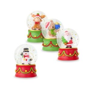 TRENDHAUS Weihn.Schneekugel Magic Moments sortiert