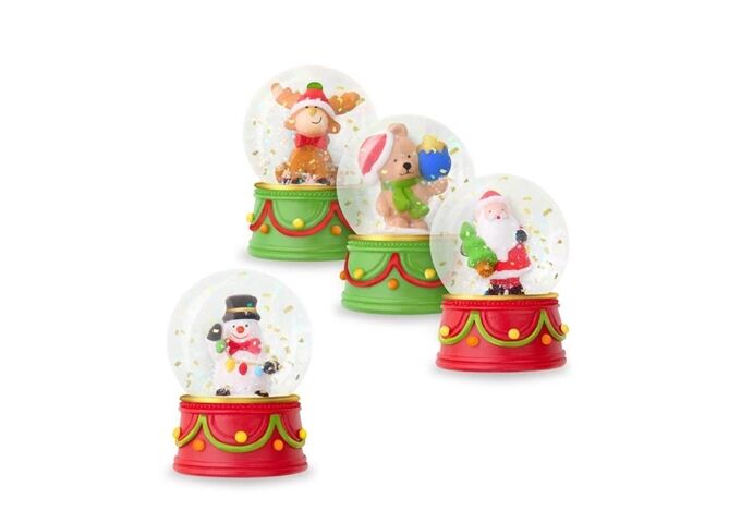 TRENDHAUS Weihn.Schneekugel Magic Moments sortiert