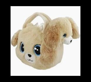 bb Klostermann Cutie-Handtasche mit Hund hellbraun