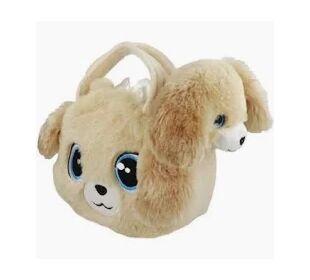 bb Klostermann Cutie-Handtasche mit Hund hellbraun