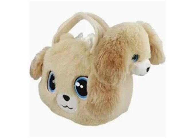 bb Klostermann Cutie-Handtasche mit Hund hellbraun