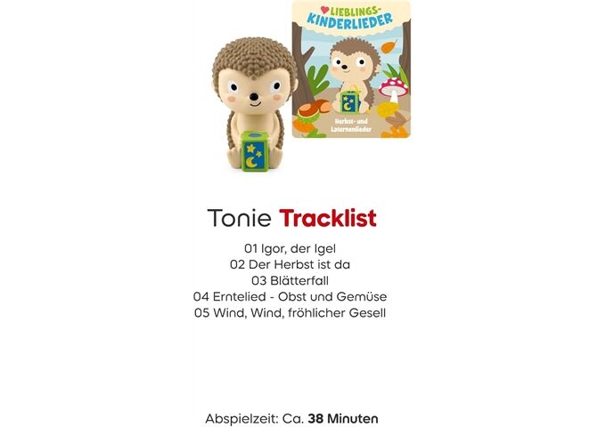 Tonies® Lieblings - Kinderlieder- Herbst und Laternenliede