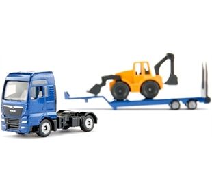 SIKU MAN Lkw mit Baggerlader