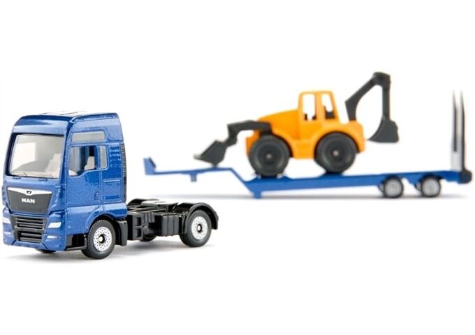  SIKU MAN Lkw mit Baggerlader