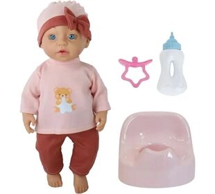  AM Trink-u.N? puppe Rosy ,40cm,m.Zu