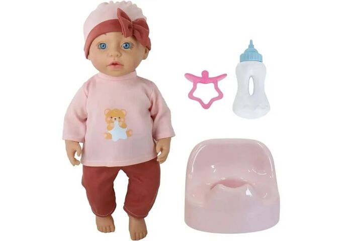  AM Trink-u.N? puppe Rosy ,40cm,m.Zu