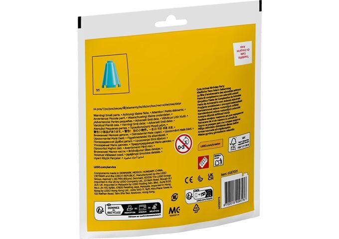 LEGO® Creator Niedl.Tiere Feiern Geb. Gwp/Recr