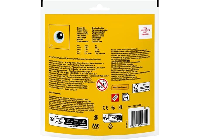 LEGO® Creator Orange Katze Gwp/Recr.