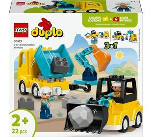 LEGO® Duplo Baufahrzeuge - 3-In-1-Set