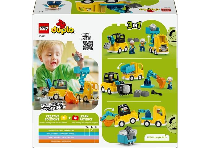 LEGO® Duplo Baufahrzeuge - 3-In-1-Set