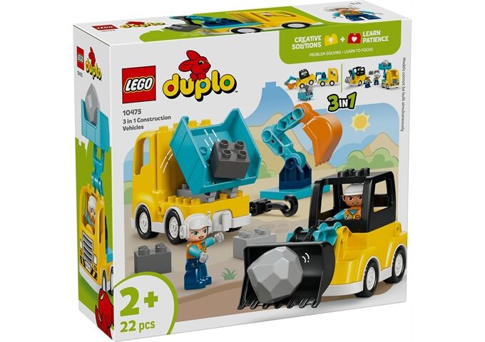 LEGO® Duplo Baufahrzeuge - 3-In-1-Set
