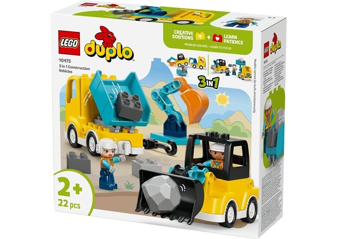 LEGO® Duplo Baufahrzeuge - 3-In-1-Set