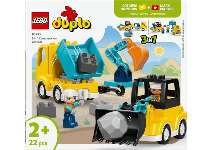 LEGO® Duplo Baufahrzeuge - 3-In-1-Set