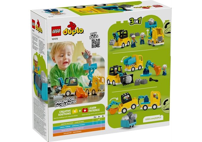 LEGO® Duplo Baufahrzeuge - 3-In-1-Set