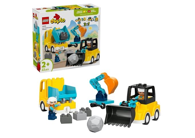LEGO® Duplo Baufahrzeuge - 3-In-1-Set