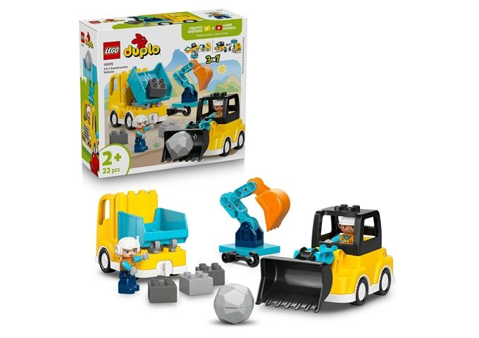 LEGO® Duplo Baufahrzeuge - 3-In-1-Set