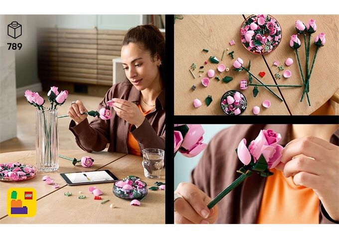 LEGO® Botanicals Rosa Rosenstrauß