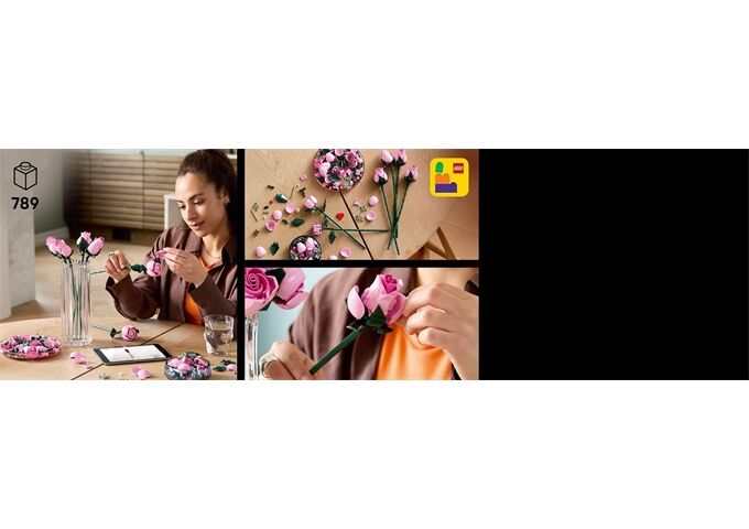 LEGO® Botanicals Rosa Rosenstrauß