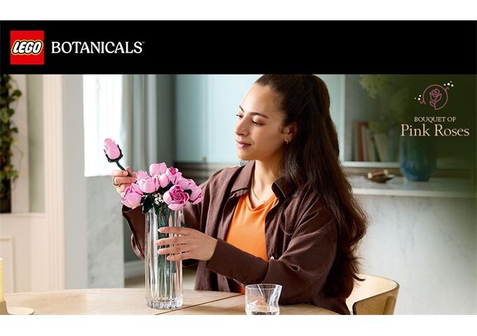 LEGO® Botanicals Rosa Rosenstrauß