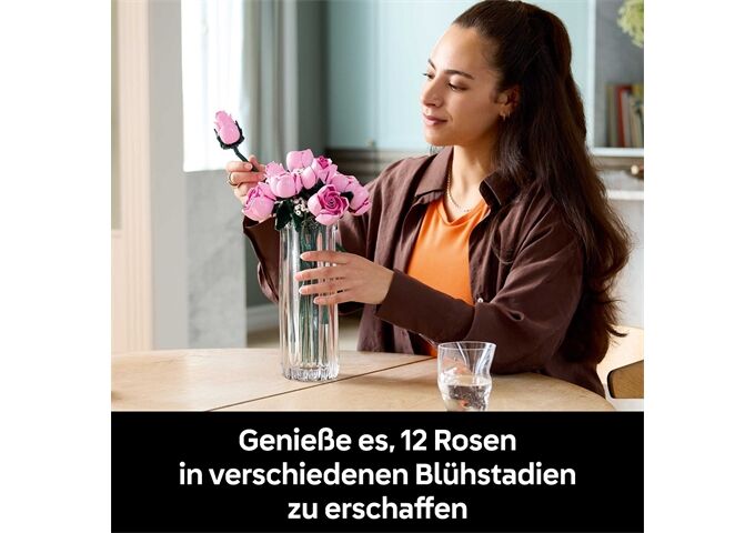 LEGO® Botanicals Rosa Rosenstrauß
