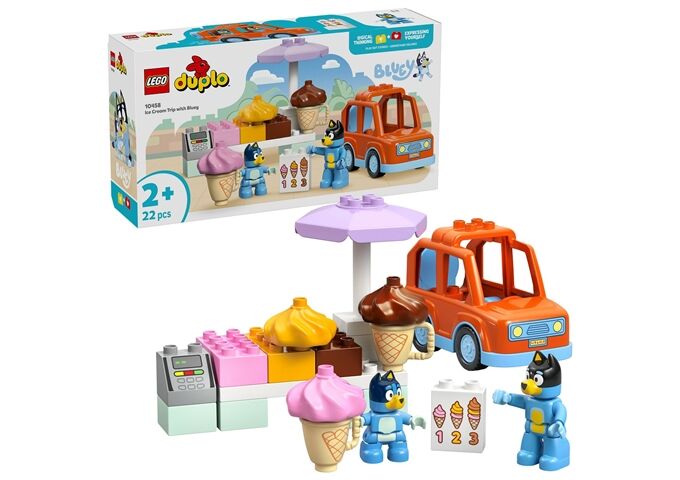 LEGO® Blu Ausflug Zur Eisdiele Mit Bluey