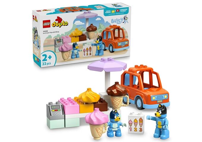 LEGO® Blu Ausflug Zur Eisdiele Mit Bluey