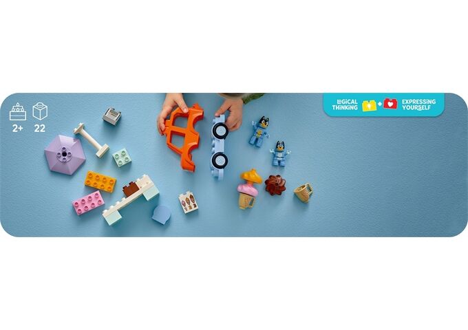 LEGO® Blu Ausflug Zur Eisdiele Mit Bluey