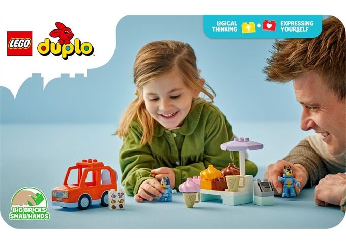 LEGO® Blu Ausflug Zur Eisdiele Mit Bluey