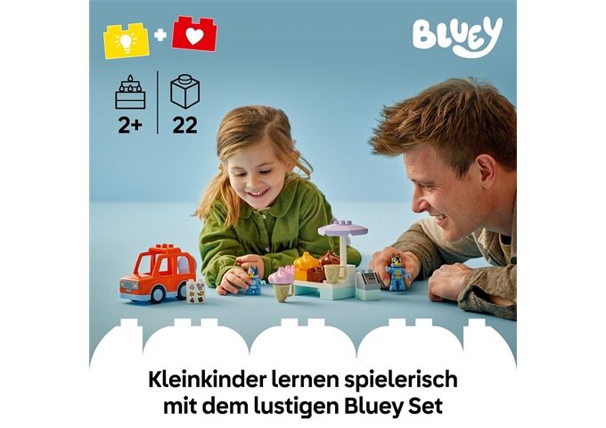 LEGO® Blu Ausflug Zur Eisdiele Mit Bluey