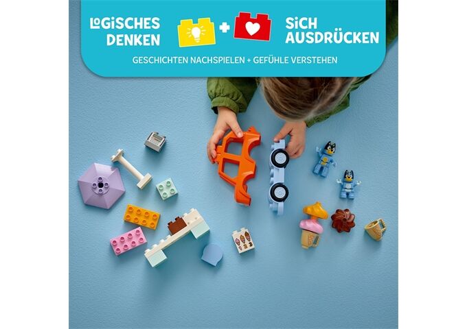 LEGO® Blu Ausflug Zur Eisdiele Mit Bluey
